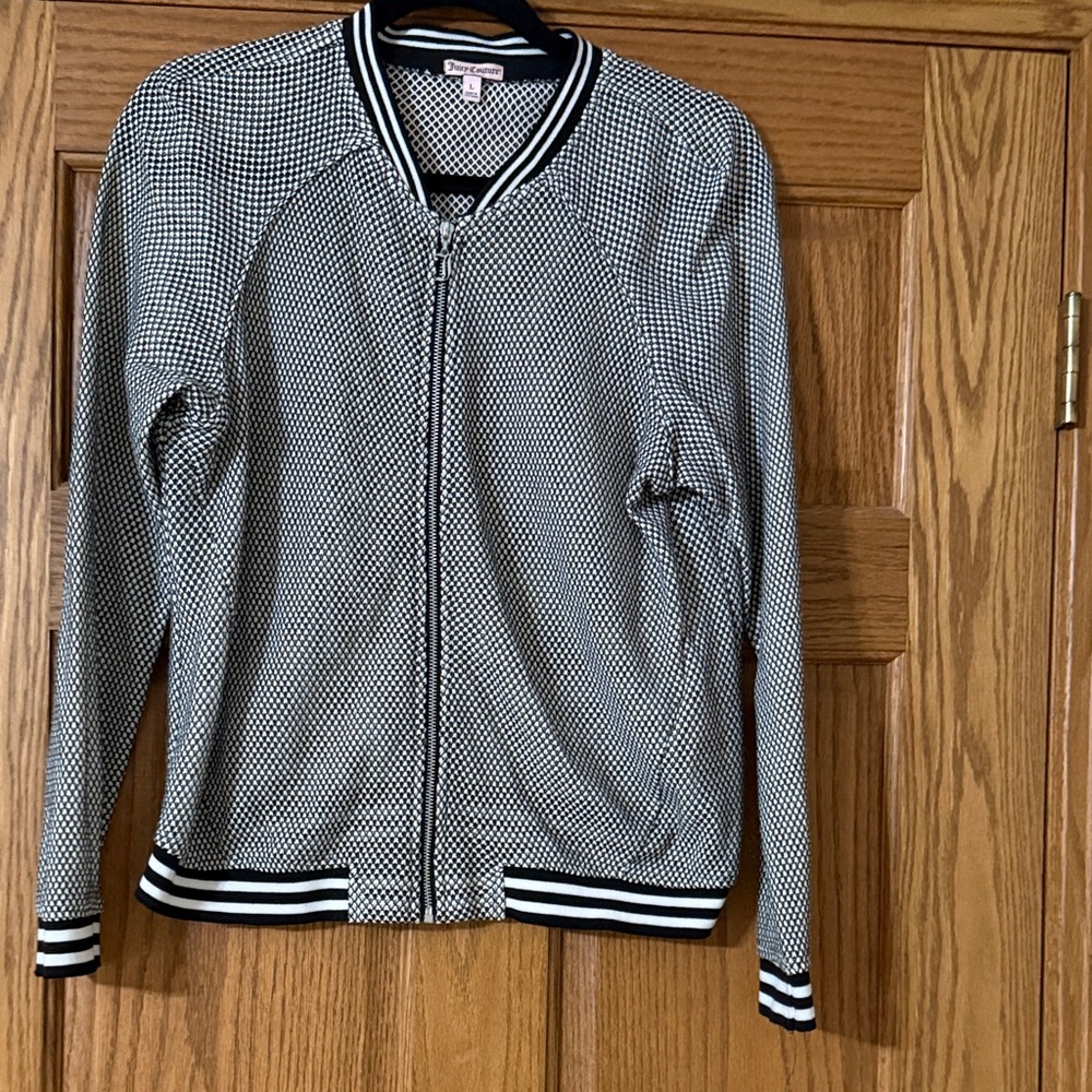 Juicy Couture Black and White light weight Jacket